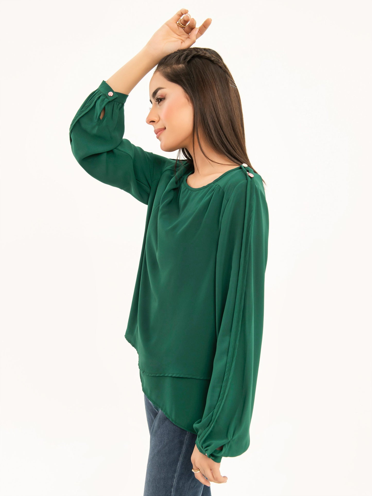 Limelight - Buttoned Grip Top