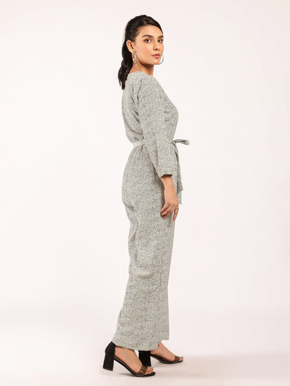 Limelight - Printed Crepe Jumpsuit