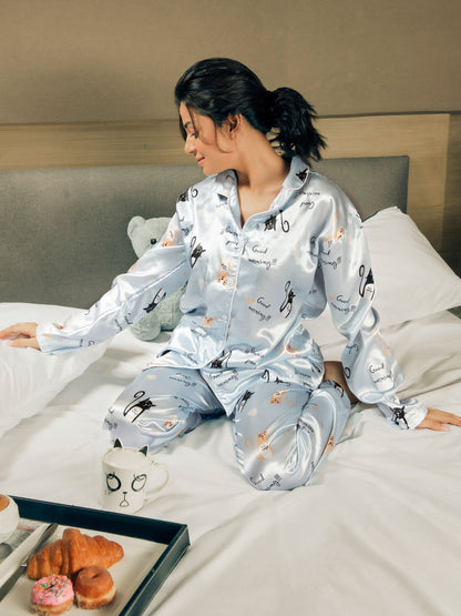 Limelight - Printed Silk Sleepwear