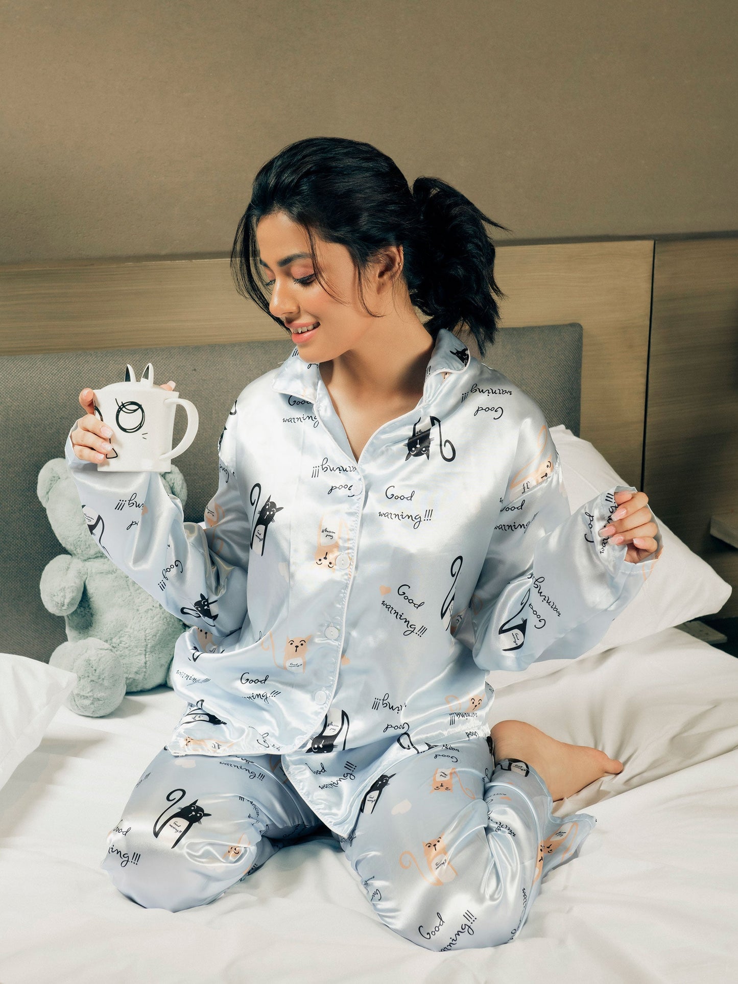 Limelight - Printed Silk Sleepwear