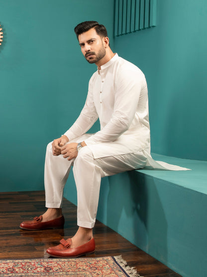 Limelight - Embroidered Cotton Suit