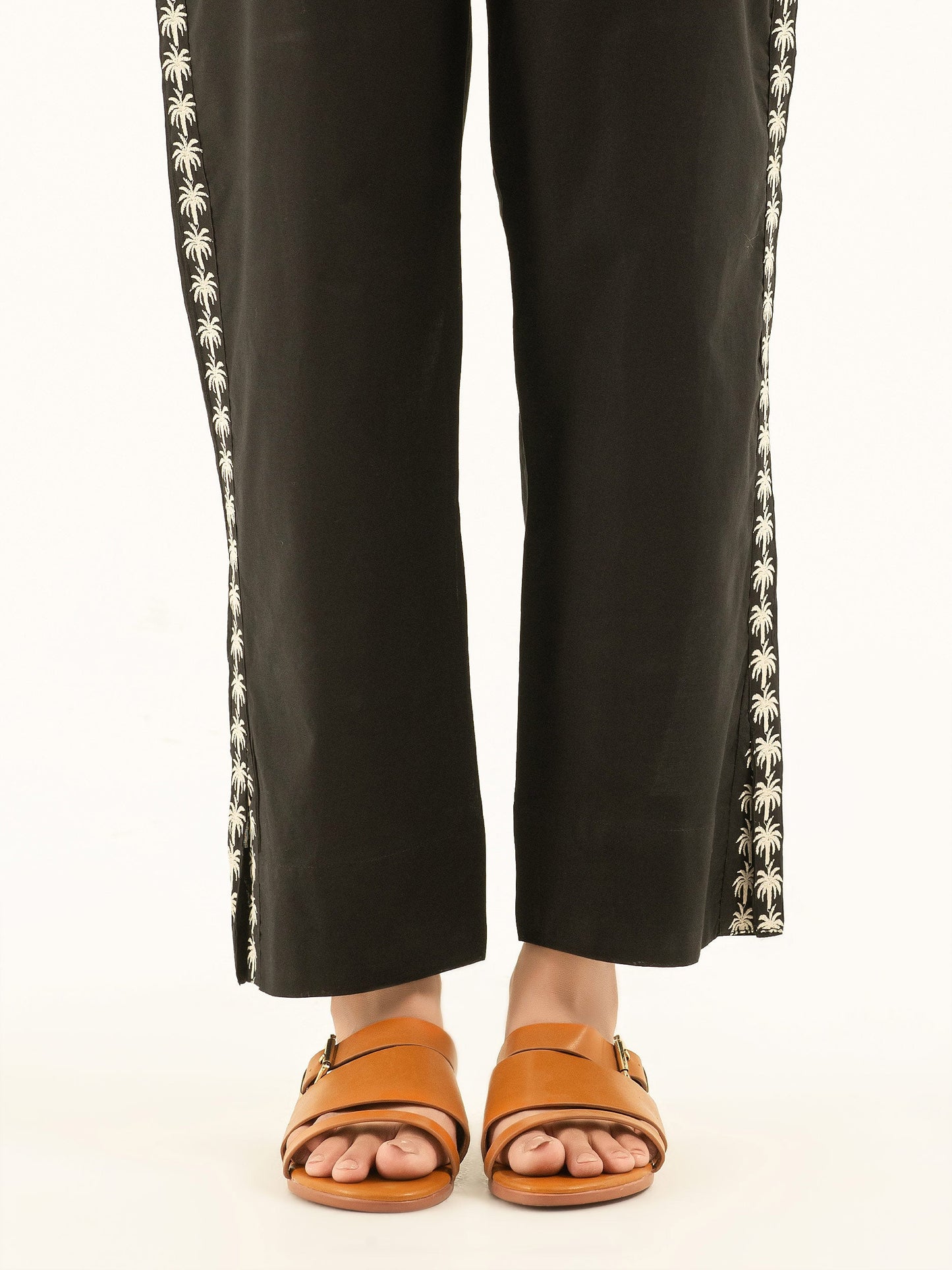 Embroidered Cambric Trousers