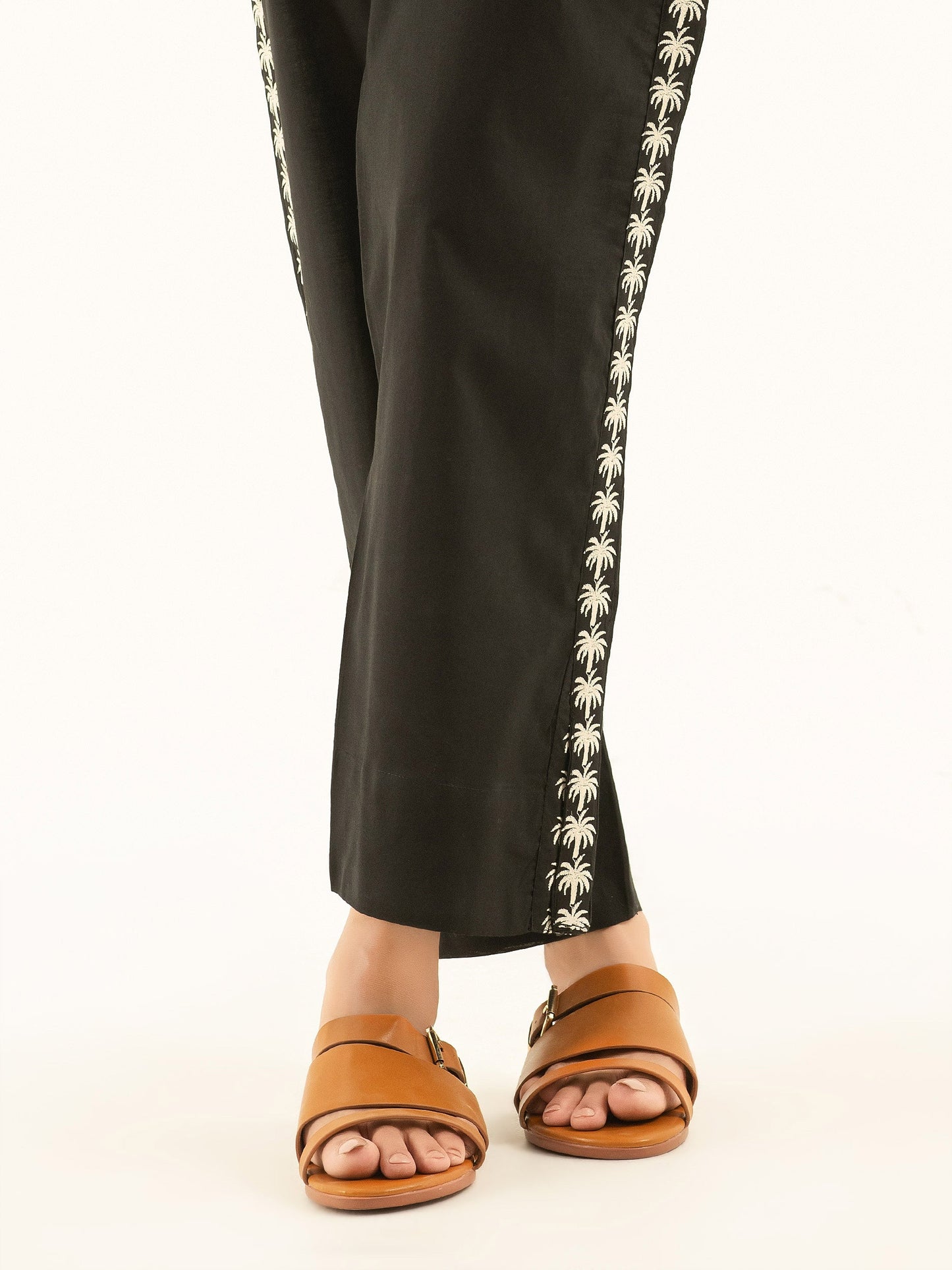 Embroidered Cambric Trousers