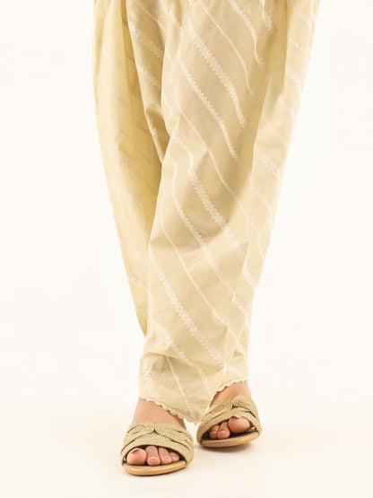 Embroidered Cambric Shalwar