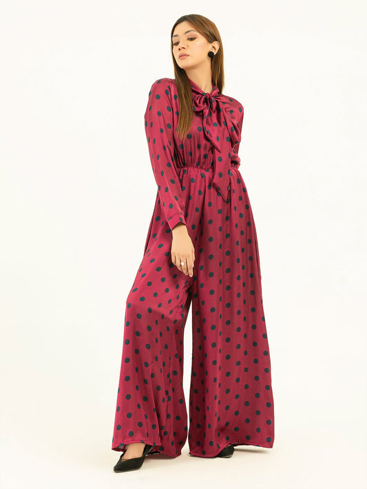 Limelight - Printed Silk Jumpsuit