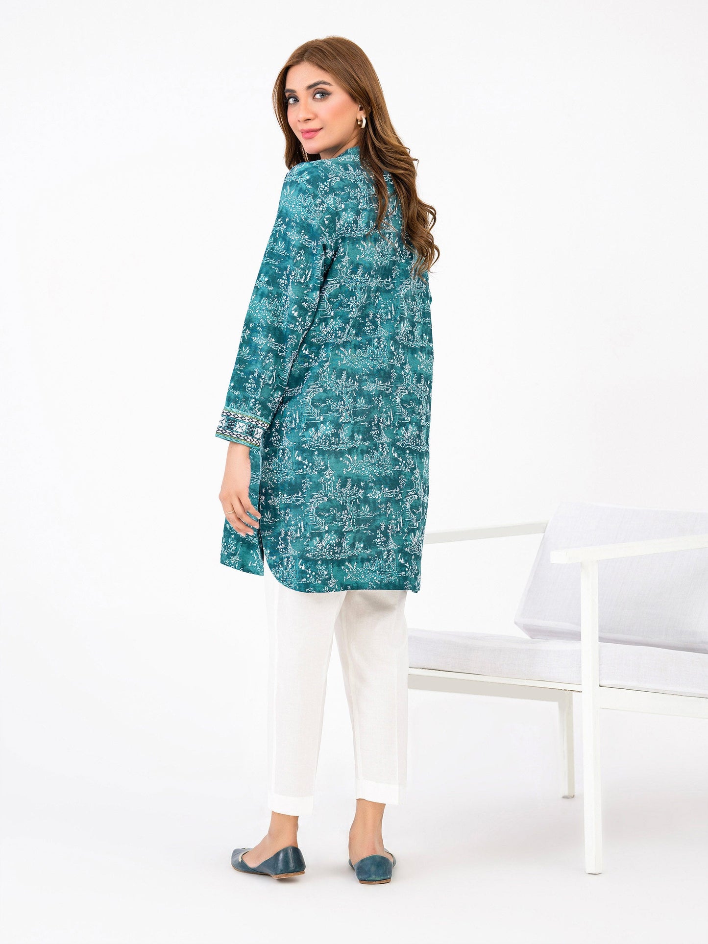 Limelight - Khaddar Shirt-Embroidered(Pret)