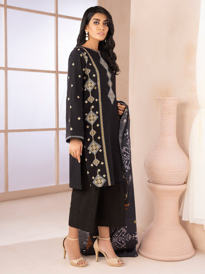 2 Piece Embroidered Khaddar Suit