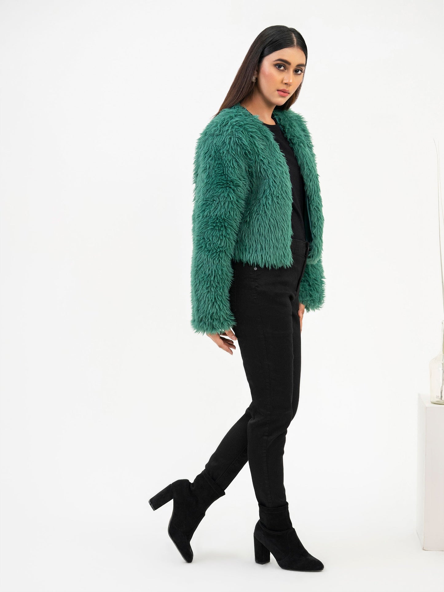 Fur Cardigan