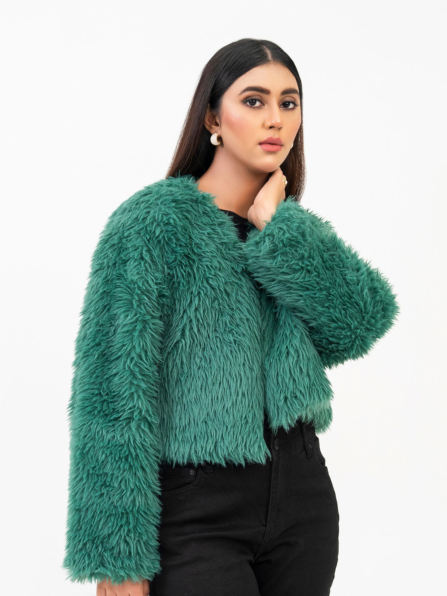 Fur Cardigan