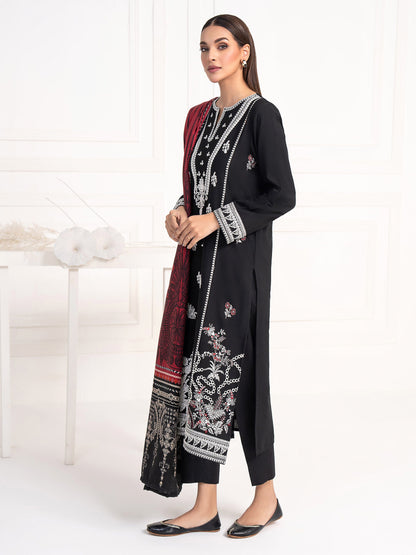 2 Piece Khaddar Suit-Embroidered(Unstitched)