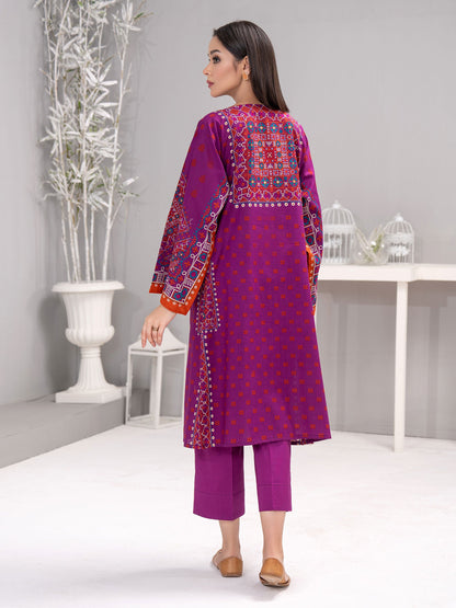 2 Piece Khaddar Suit-Printed(Unstitched)