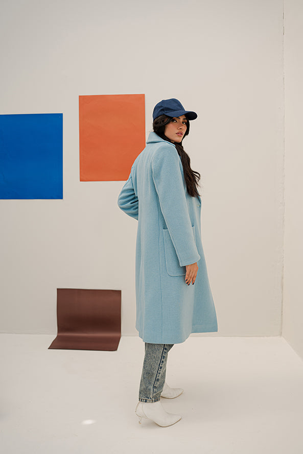 Chaos - Delirium - Pastel Blue Long Coat