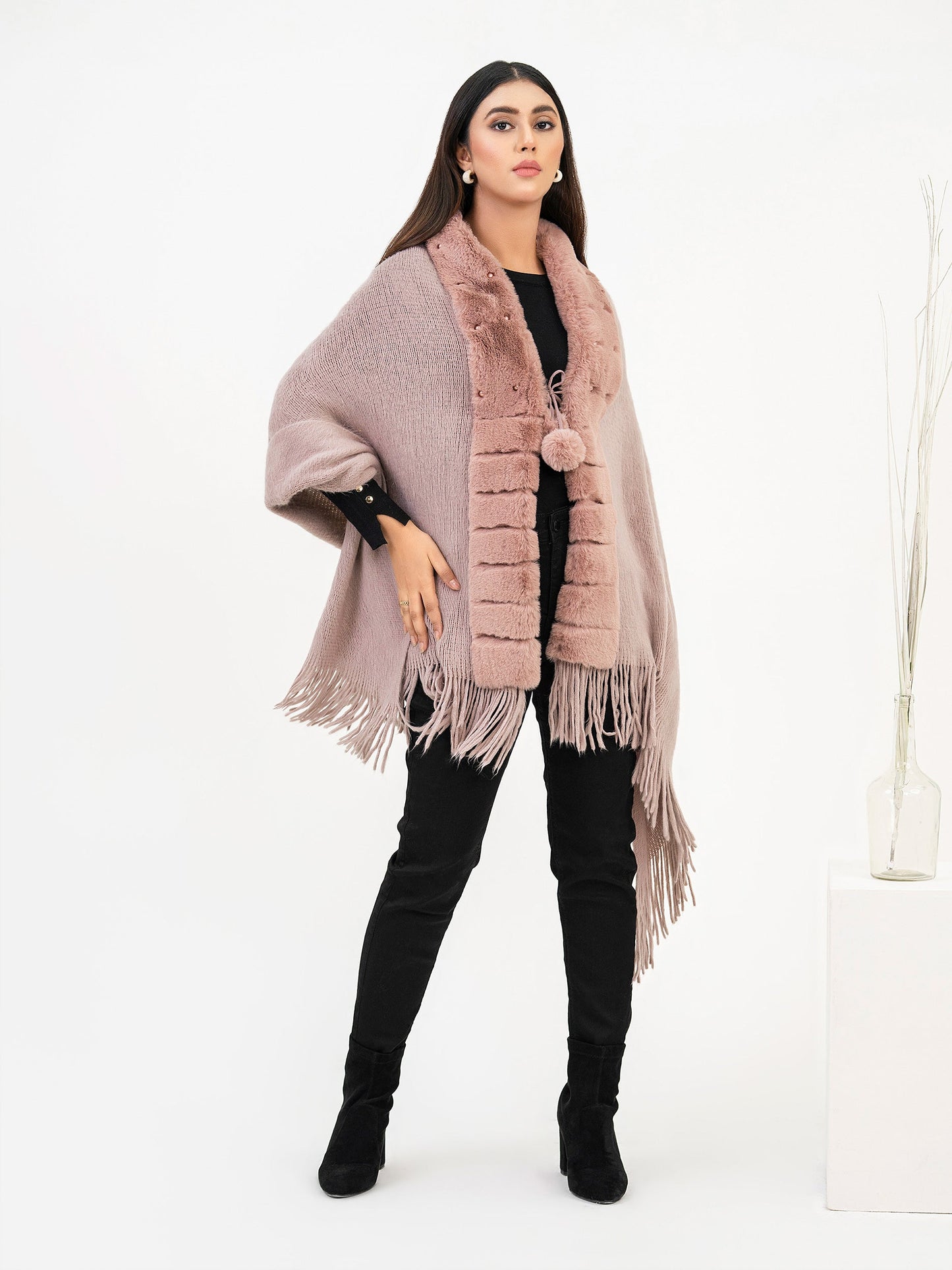 Fur Cape Shawl