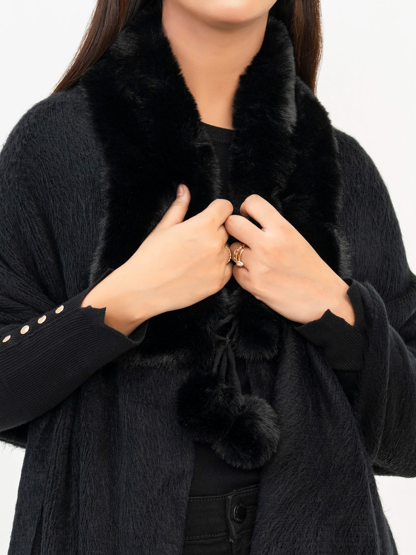 Woolen Cape Shawl
