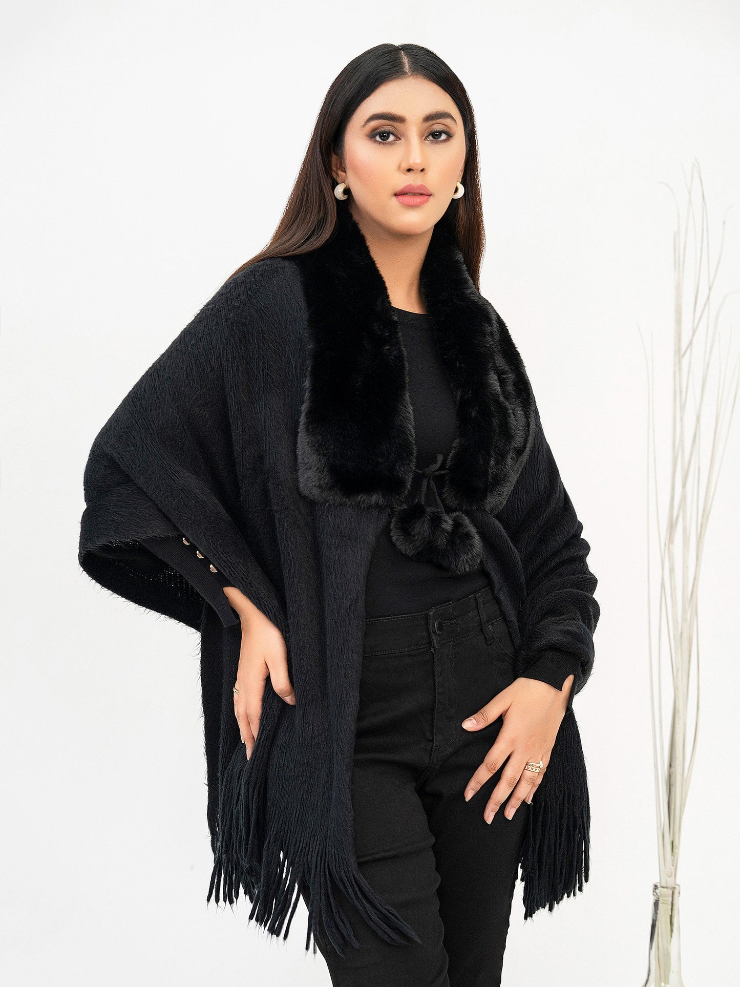 Woolen Cape Shawl