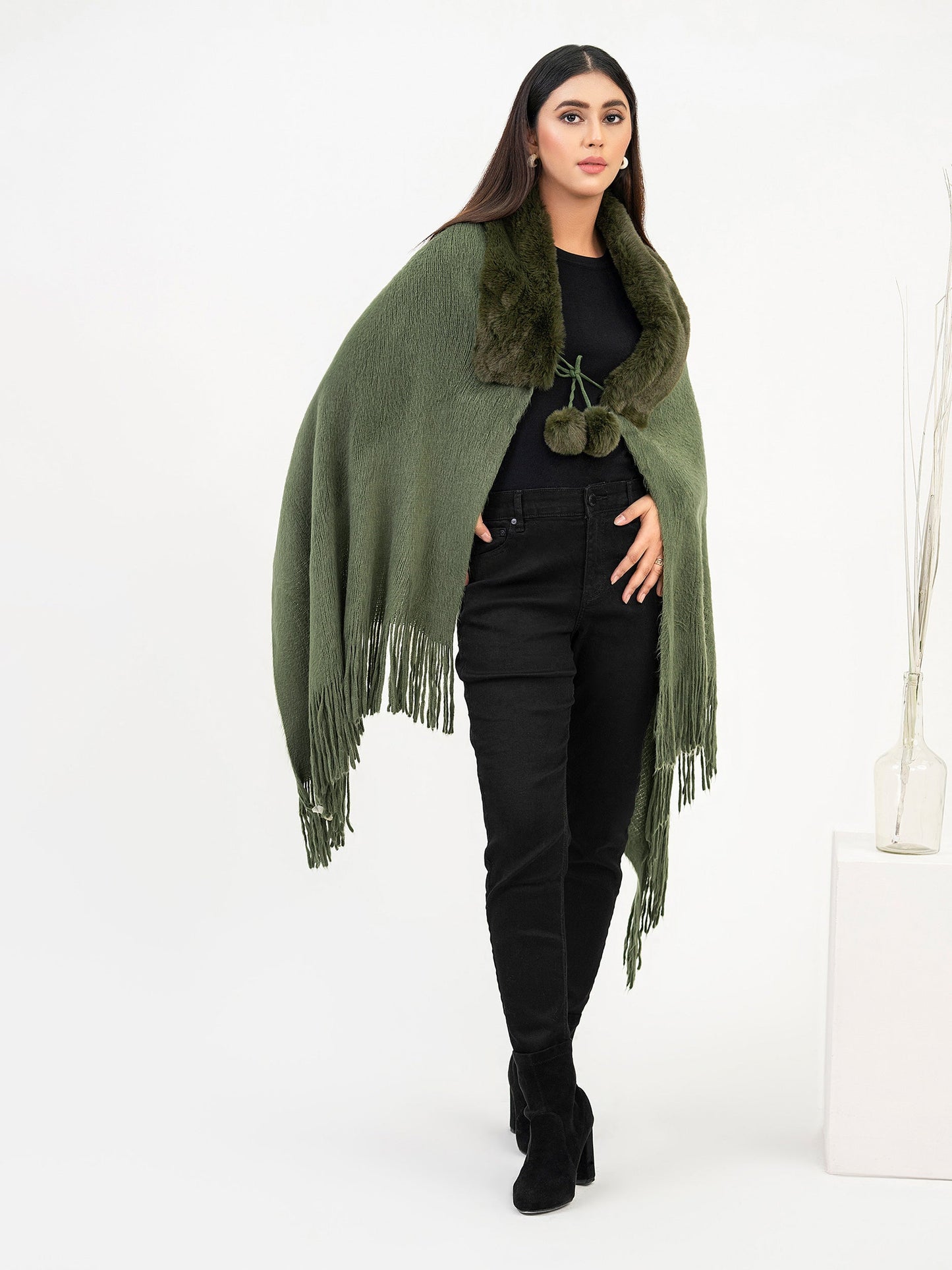 Woolen Cape Shawl
