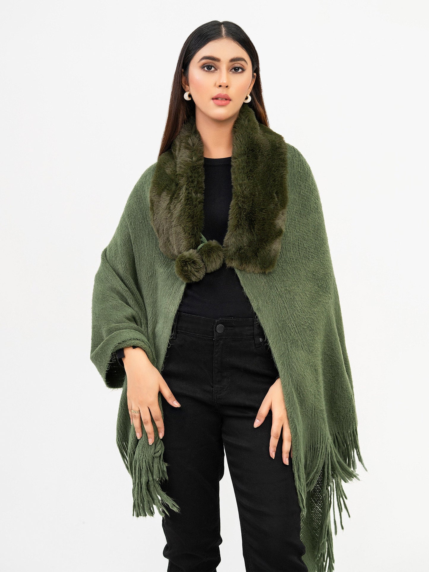 Woolen Cape Shawl