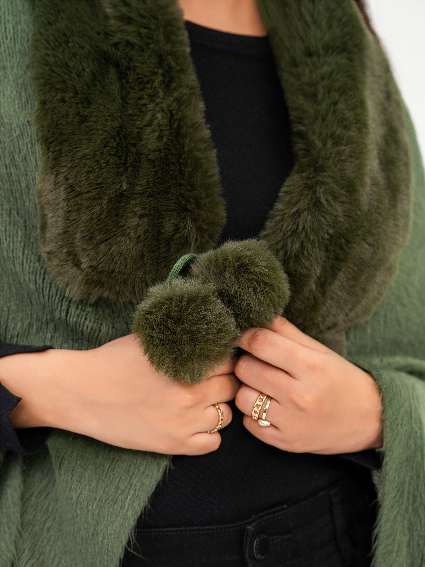Woolen Cape Shawl