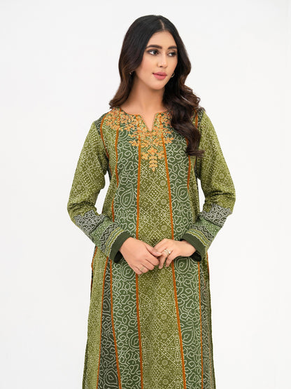 Khaddar Shirt-Embroidered (Pret)