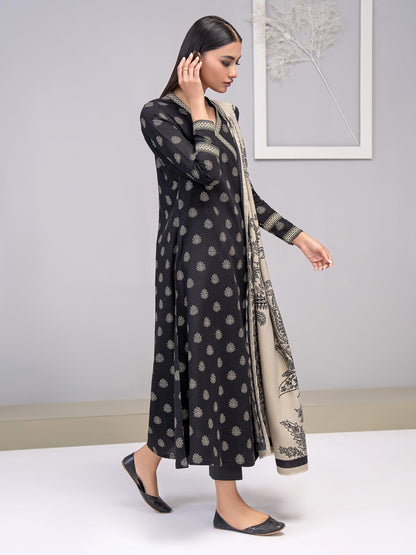 3 Piece Khaddar Suit-Printed(Unstitched)