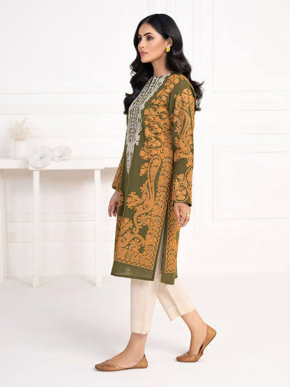 Khaddar Shirt-Embroidered(Unstitched)