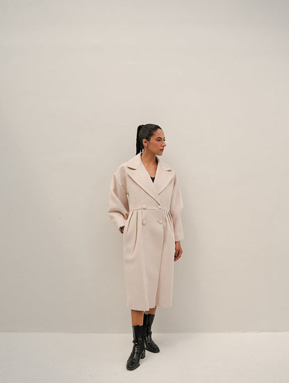 Chaos - Euphoria - Bone Long Winter Coat