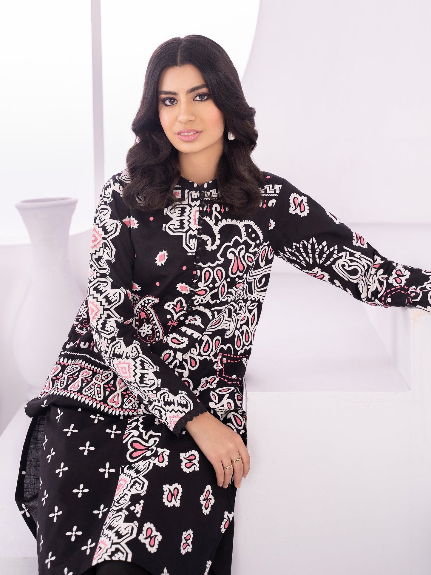 Limelight - Printed Khaddar Shirt