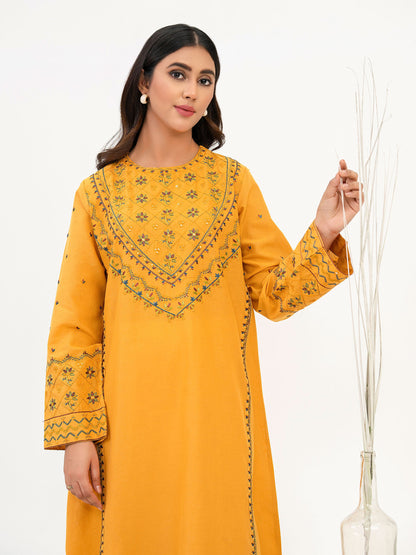 Khaddar Shirt-Embroidered(Pret)