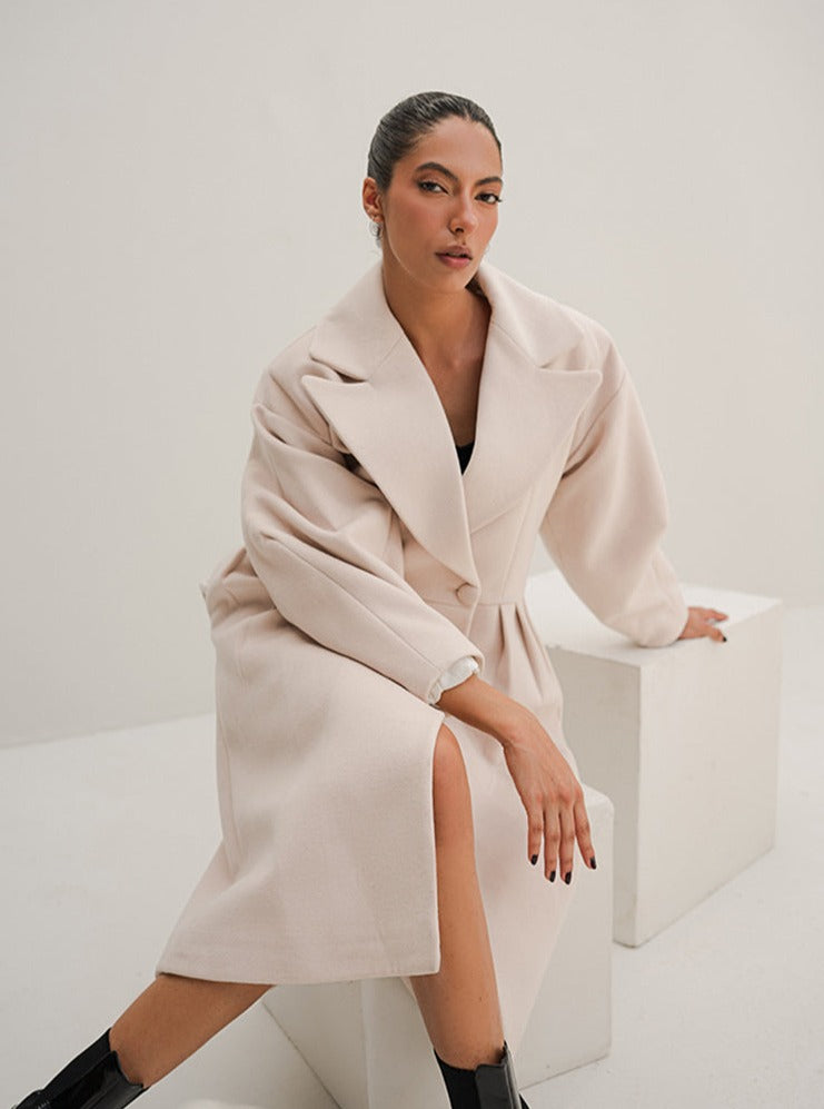 Chaos - Euphoria - Bone Long Winter Coat