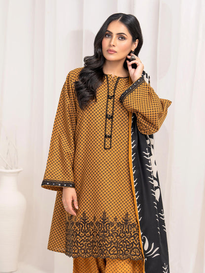 3 Piece Khaddar Suit-Embroidered(Unstitched)