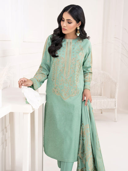 2 Piece Jacquard Suit-Embroidered(Unstitched)