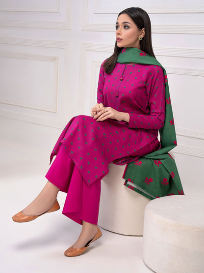 3 Piece Khaddar Suit-Printed(Unstitched)