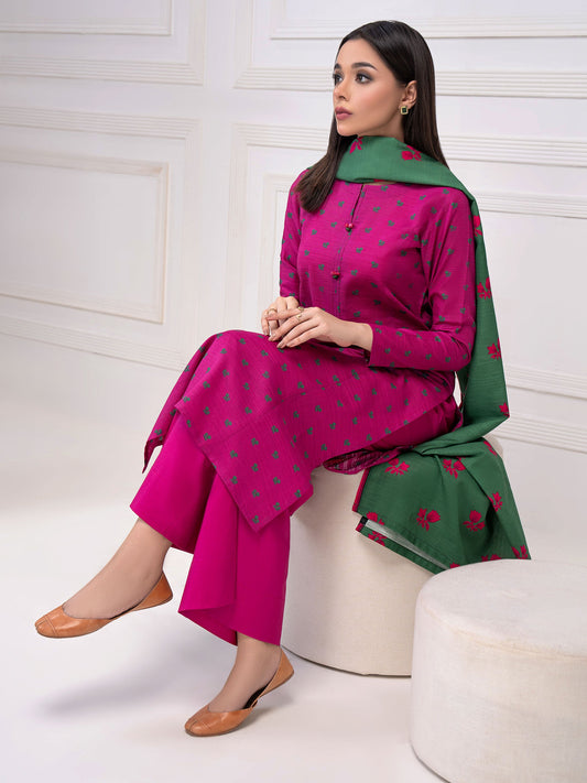 3 Piece Khaddar Suit-Printed(Unstitched)