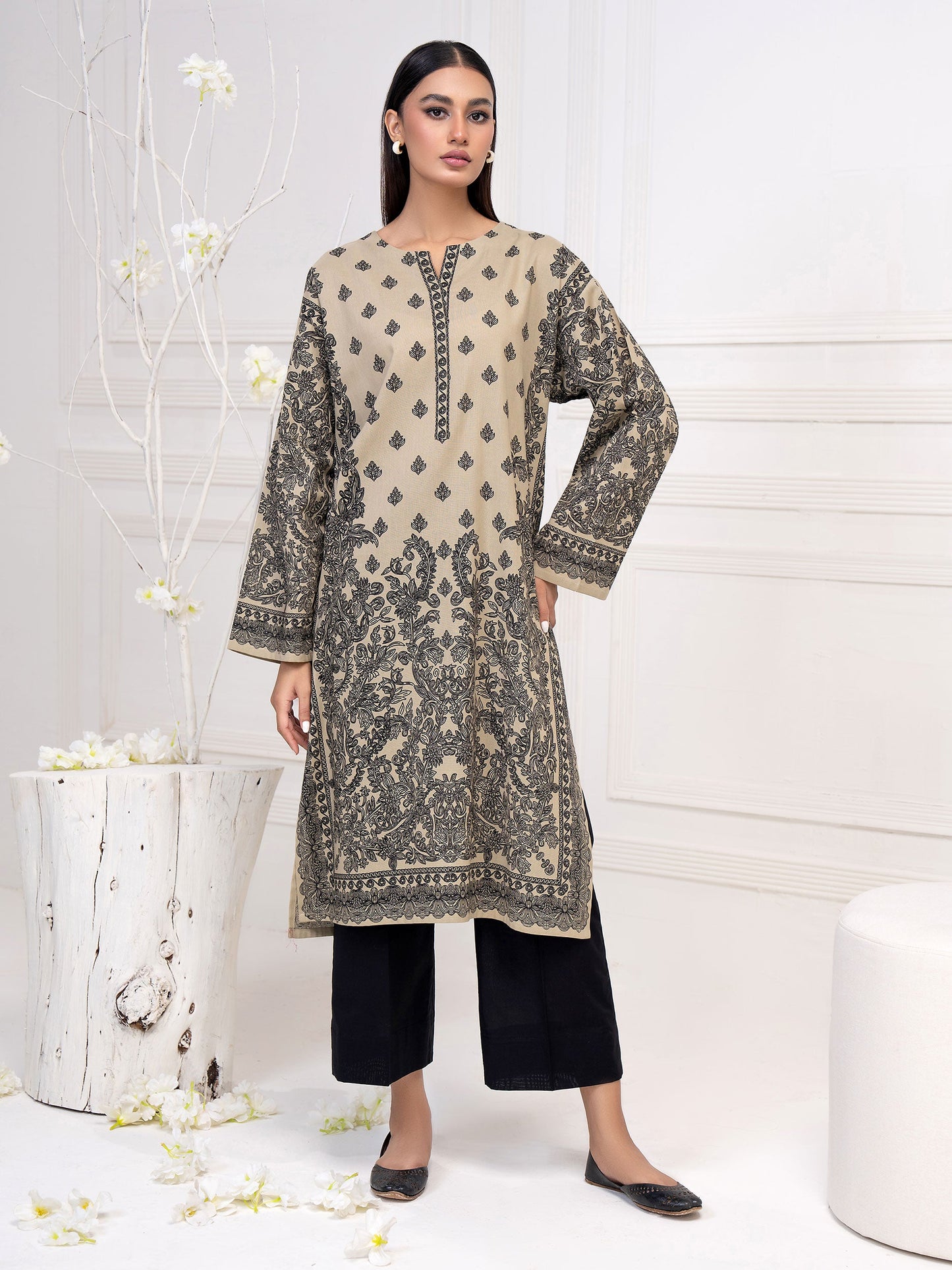 Khaddar Shirt-Printed(Unstitched)