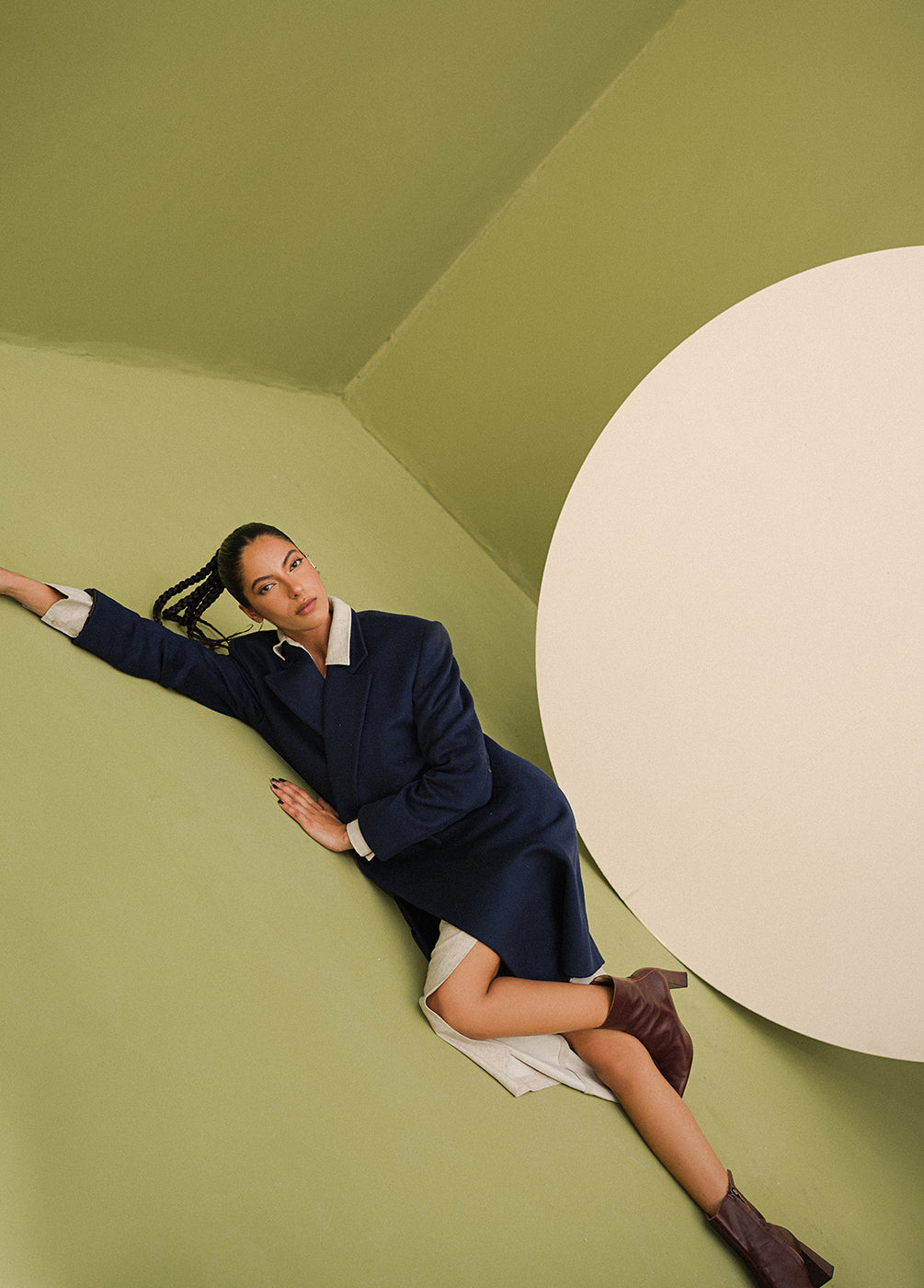 Chaos - Ado - Space Cadet Navy Wool Coat