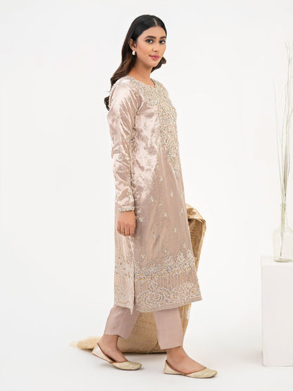 3 Piece Zari Suit-Embellished (Pret)