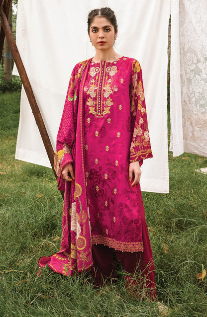 Orient - Unstitched 3 Piece Embroidered Textured Heavy Cotton Suit