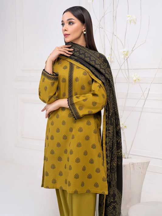 3 Piece Khaddar Suit-Printed(Unstitched)