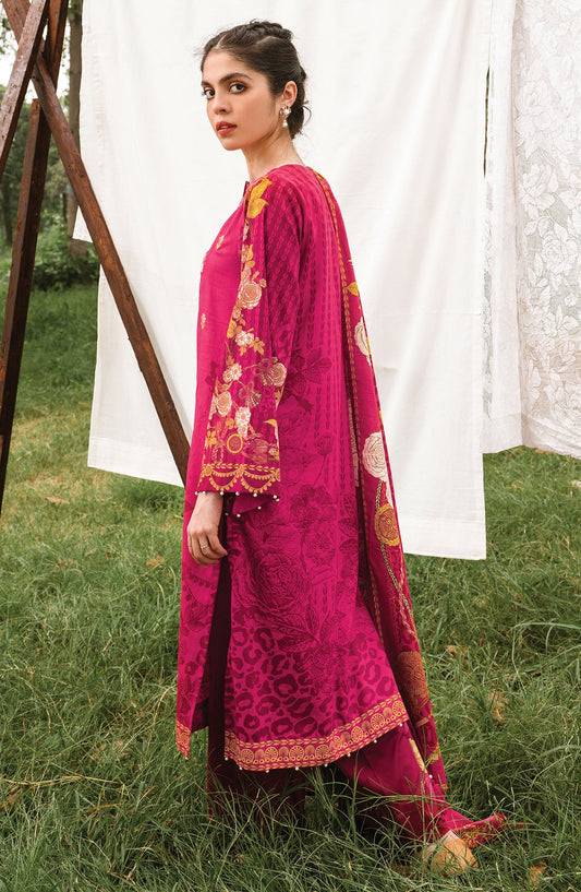 Orient - Unstitched 3 Piece Embroidered Textured Heavy Cotton Suit