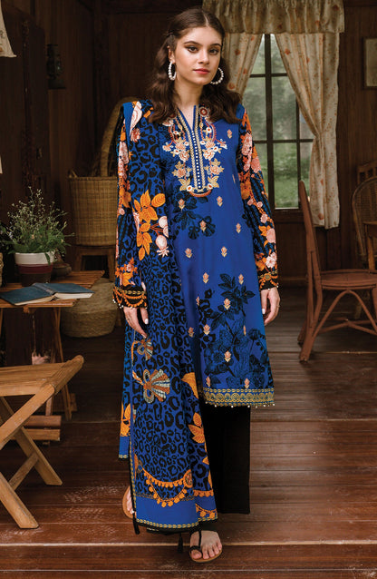 Orient - Unstitched 3 Piece Embroidered Textured Heavy Cotton Suit