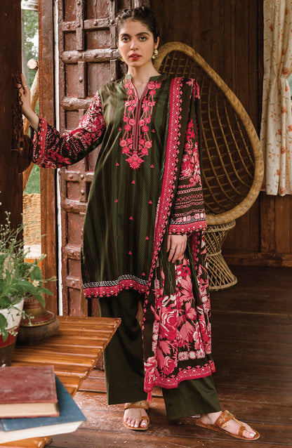 Orient - Unstitched 3 Piece Embroidered Textured Heavy Cotton Suit