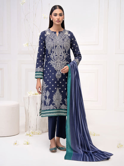 3 Piece Khaddar Suit-Printed(Unstitched)