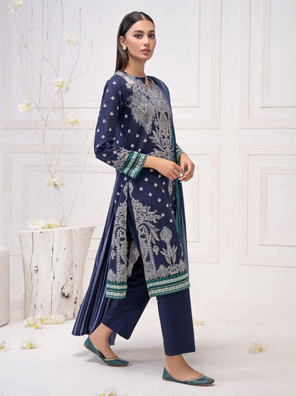 3 Piece Khaddar Suit-Printed(Unstitched)