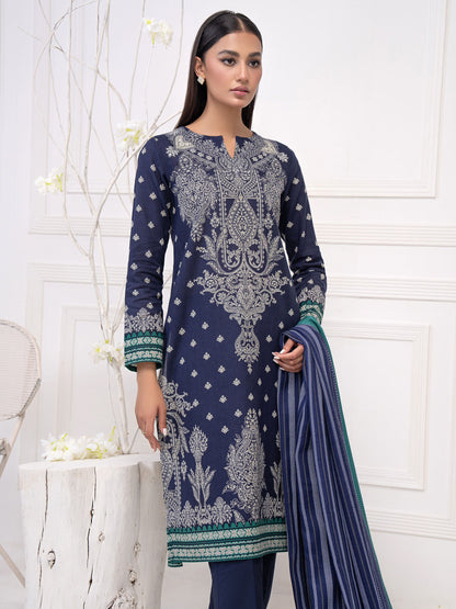 3 Piece Khaddar Suit-Printed(Unstitched)