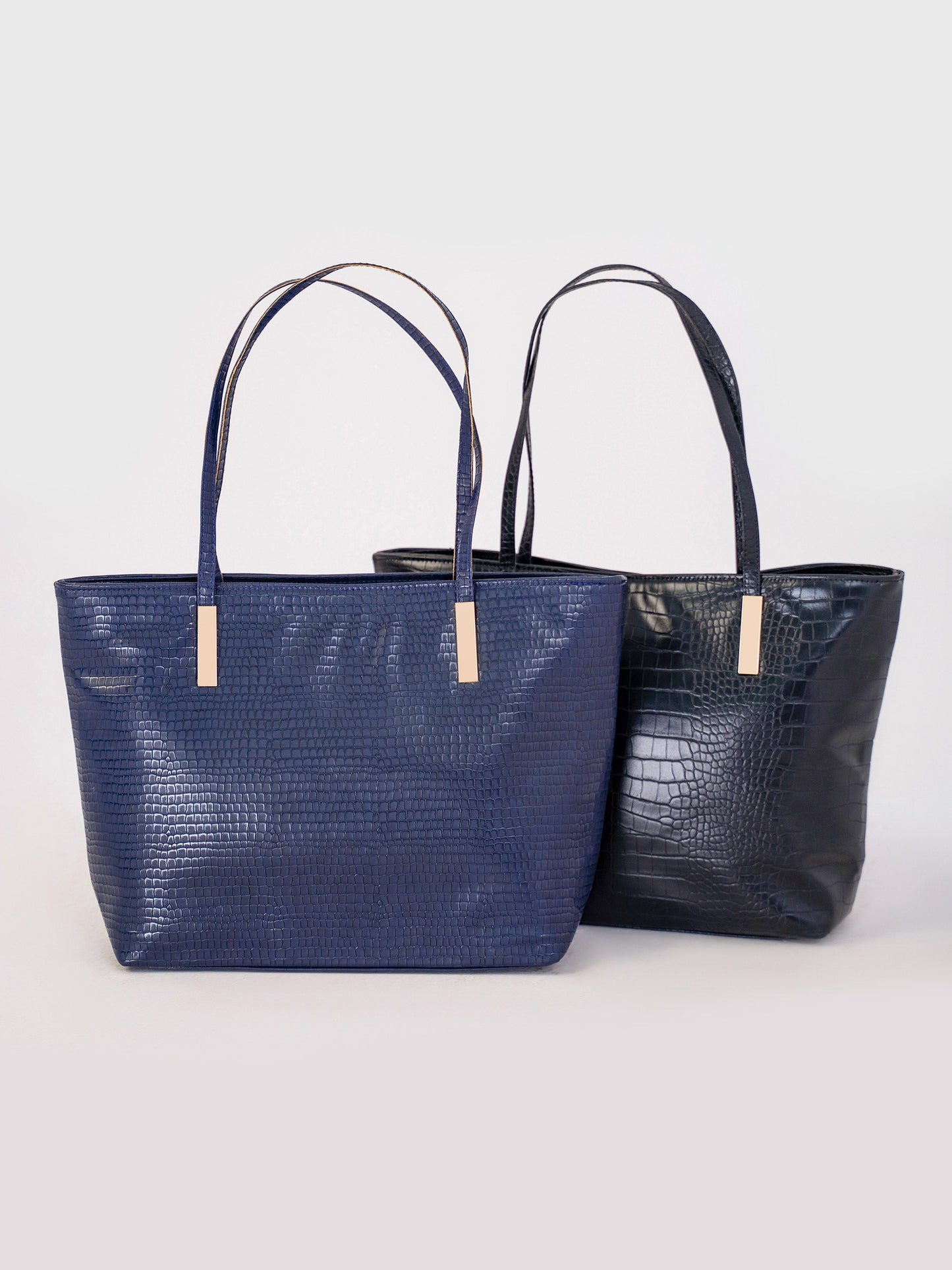 Limelight - Croc Textured Tote Bag