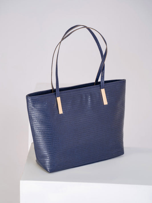 Limelight - Croc Textured Tote Bag