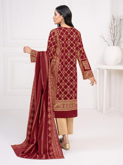 2 Piece Khaddar Suit-Embroidered(Unstitched)