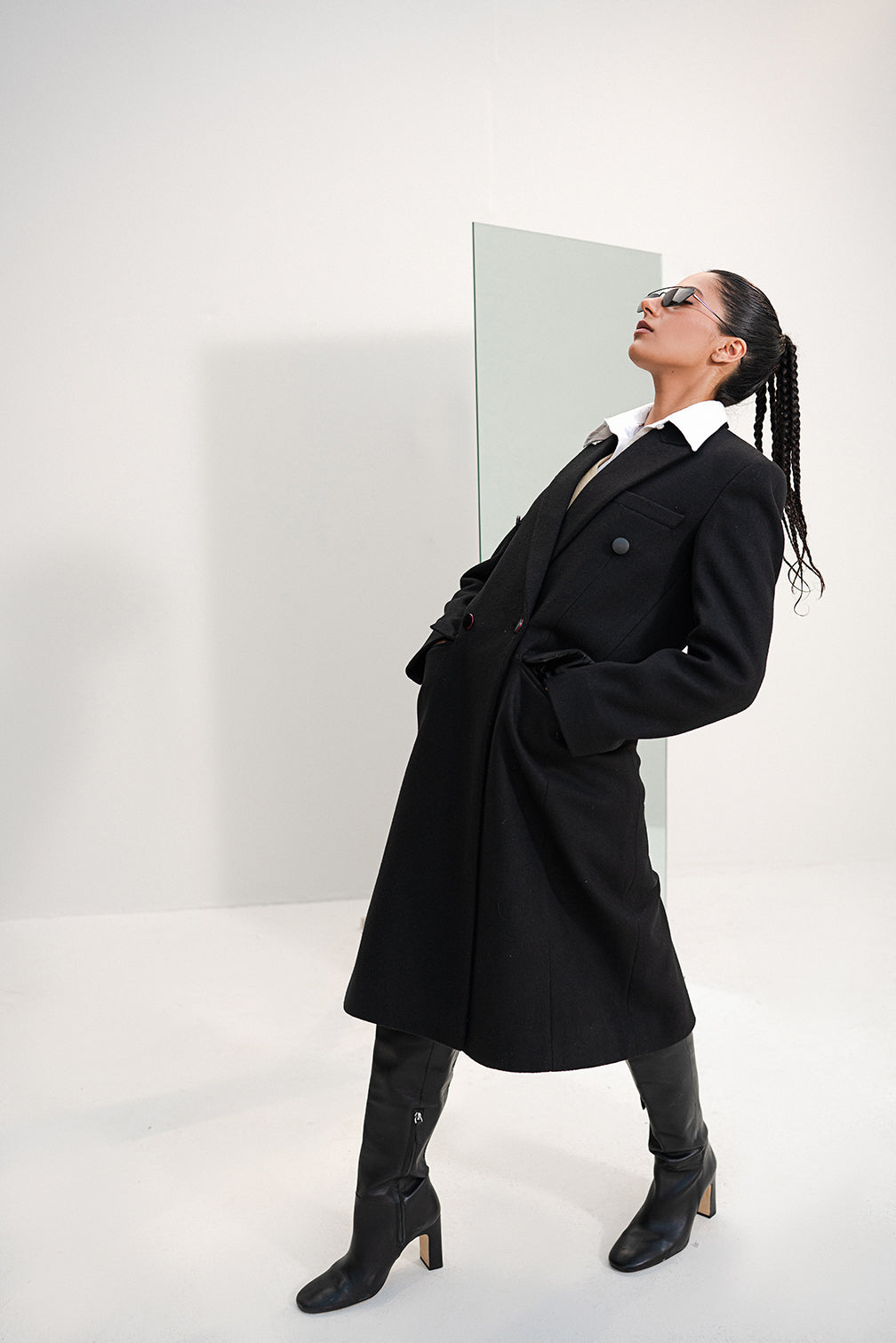 Chaos - Fuss - Deep Long Black Coat