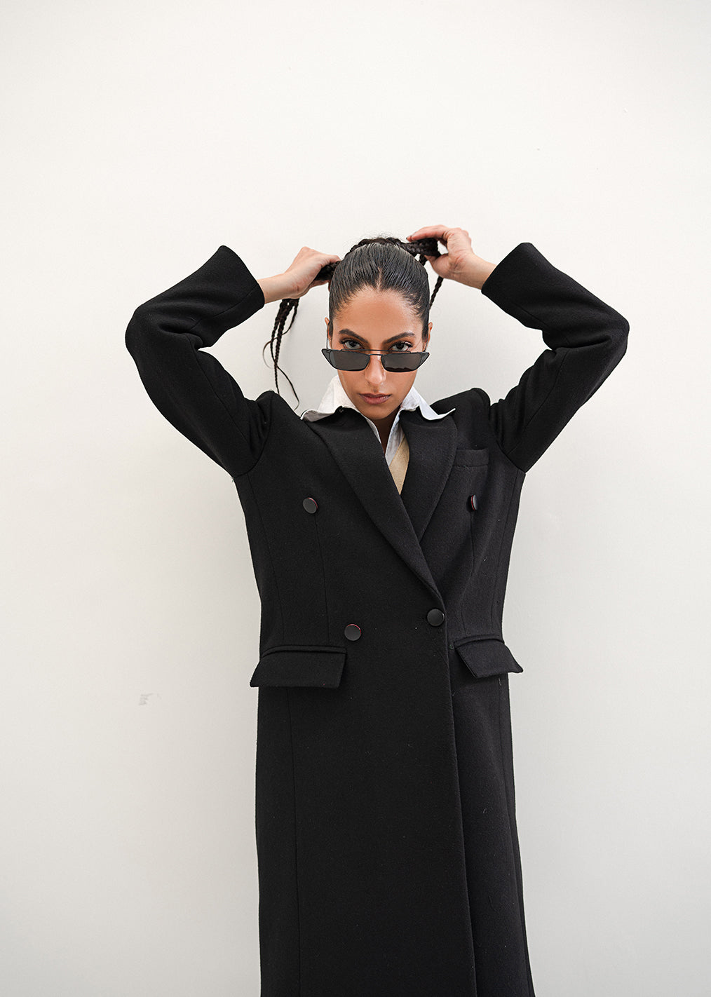 Chaos - Fuss - Deep Long Black Coat