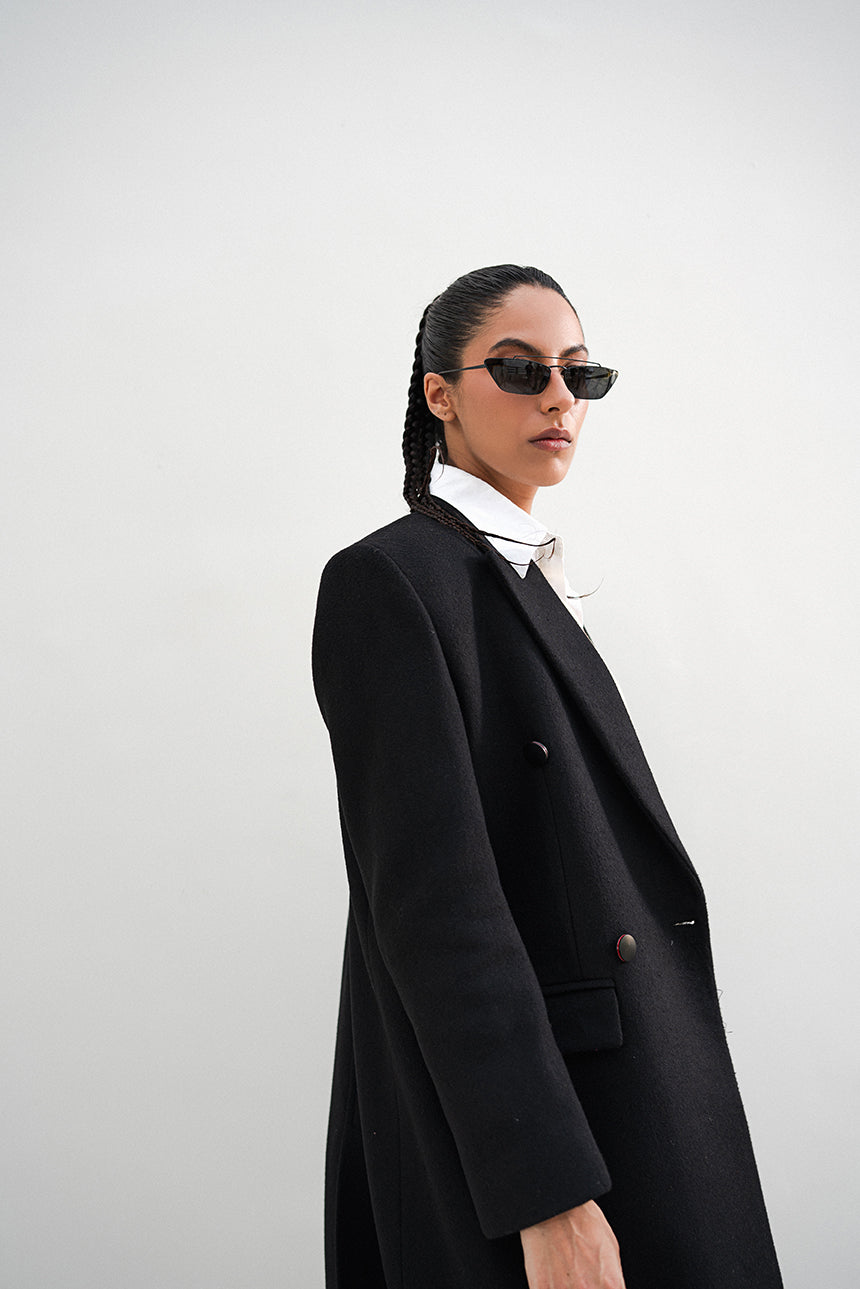 Chaos - Fuss - Deep Long Black Coat